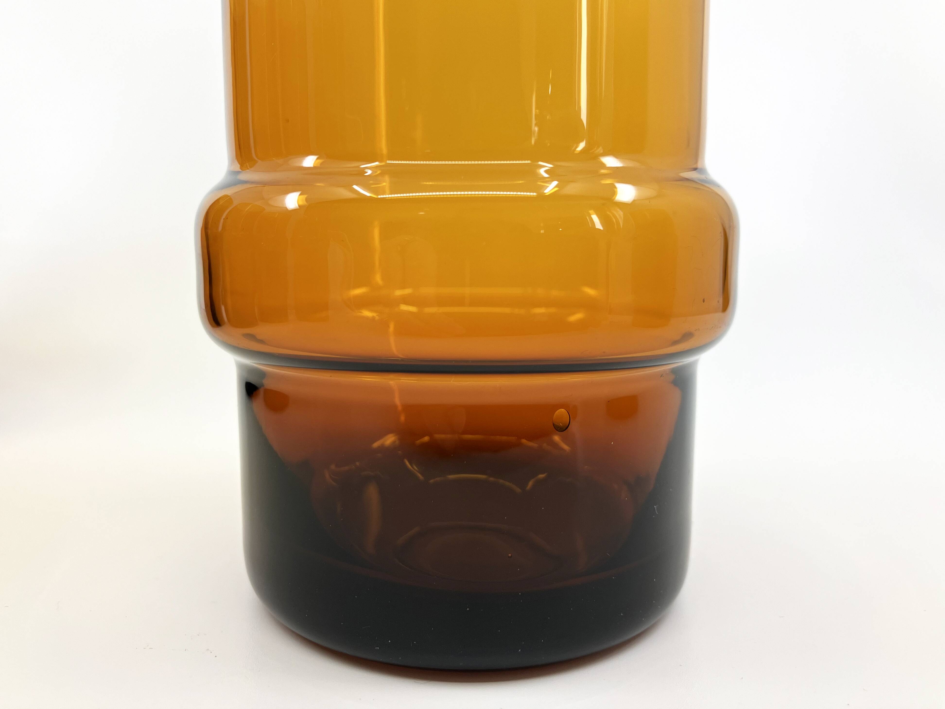 Set of 6 orangeade glasses / pitcher / ice bucket • Italy • 1970