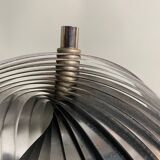 Vintage French Sculptural Table Lamp in Aluminium by Henri Mathieu, 1970s