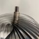 Vintage French Sculptural Table Lamp in Aluminium by Henri Mathieu, 1970s