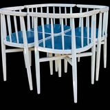 Set of 4 vintage Thonet corner chairs