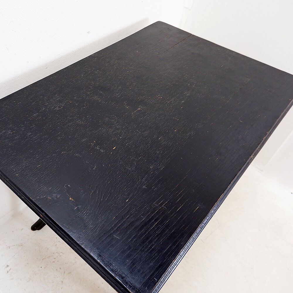 Art Nouveau side table/console in painted wood, circa 1900