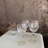 Crystal wine glasses