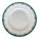 Round plate Digoin Sarreguemines Pascal green – vintage serving plate
