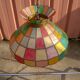 Multicolored mother-of-pearl chandelier