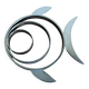 Chrome fish trivet 1970 space age