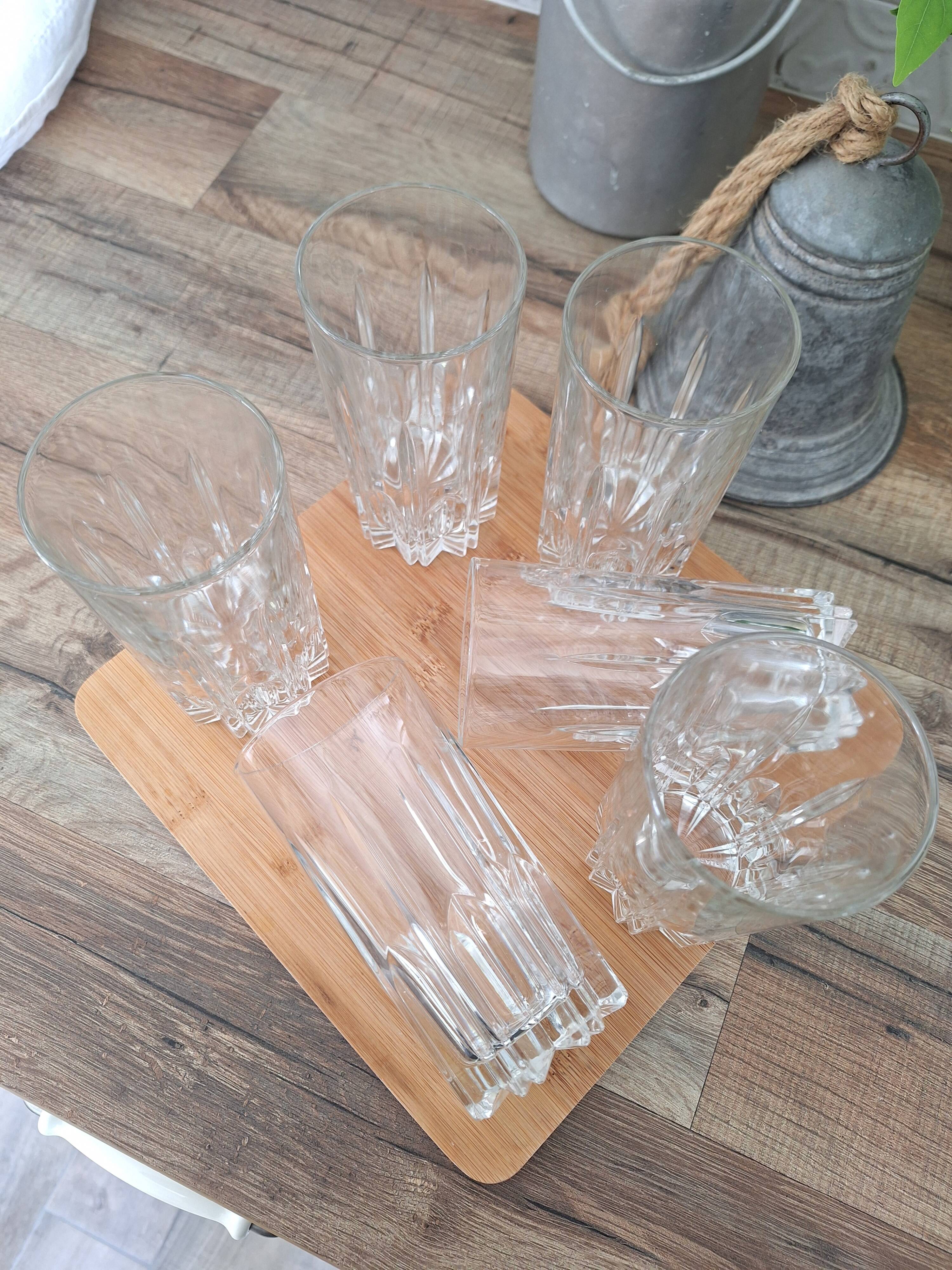 Italian aperitif or water glasses from the 1980s.