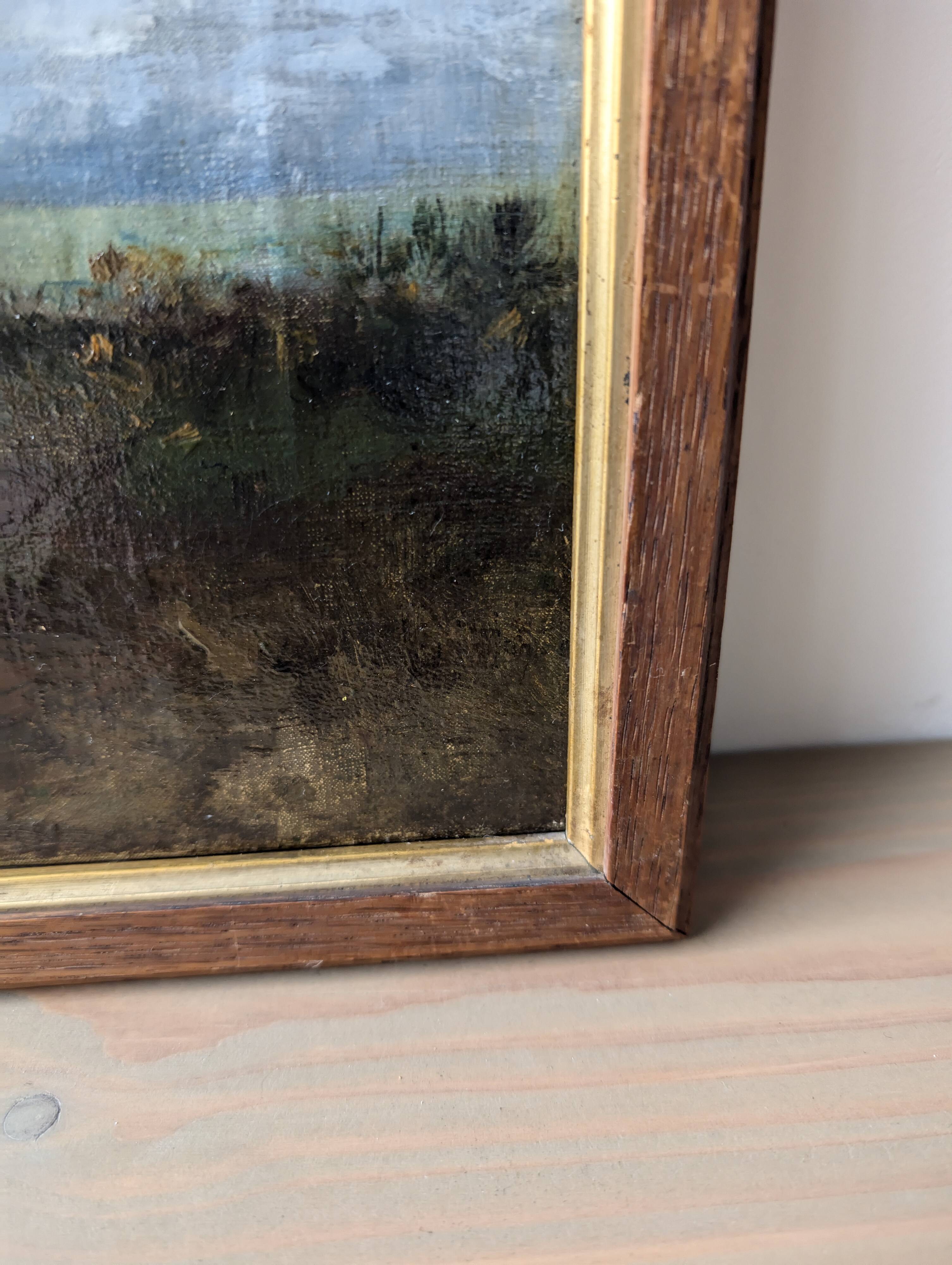 Old landscape painting