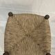 Tabouret en paille vintage