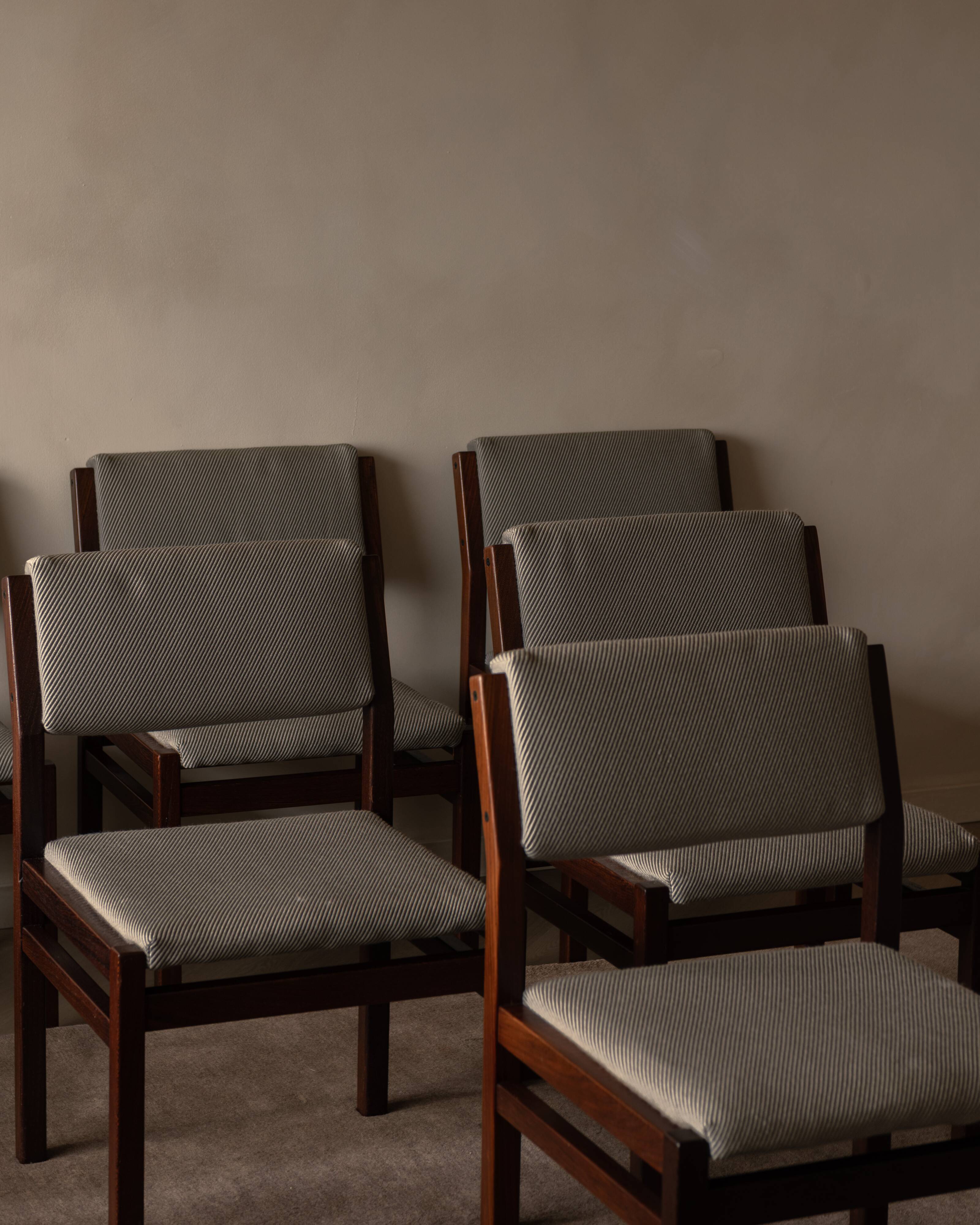 Set de 6 chaises de salle à manger Pastoe SA07 par Cees Braakman – Série japonaise, 1960