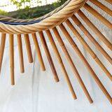 Rattan sun mirror 60 - 66x66xm