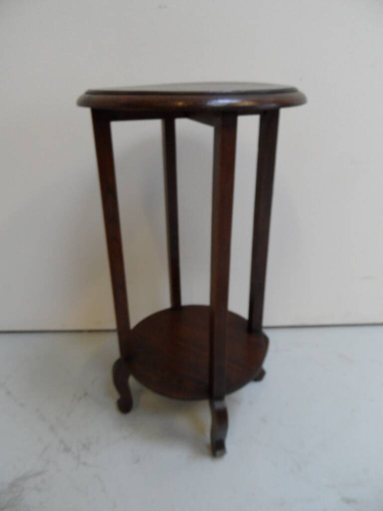Art Deco oak sidetable