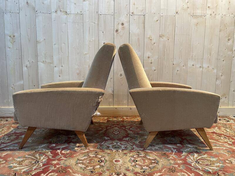 Pair of armchairs 1950/1960
