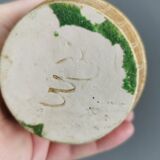 Small, attractive ceramic candlestick from the 1970s, Denmark.