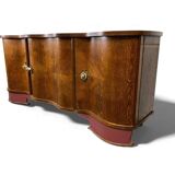 Vintage Art Deco style sideboard/cabinet/storage unit with rounded shapes