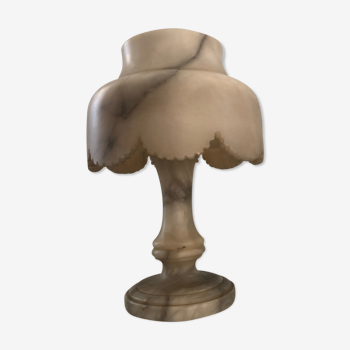 Alabaster bedside lamp