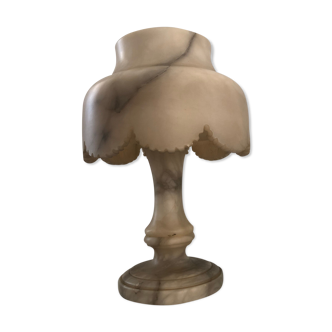 Alabaster bedside lamp