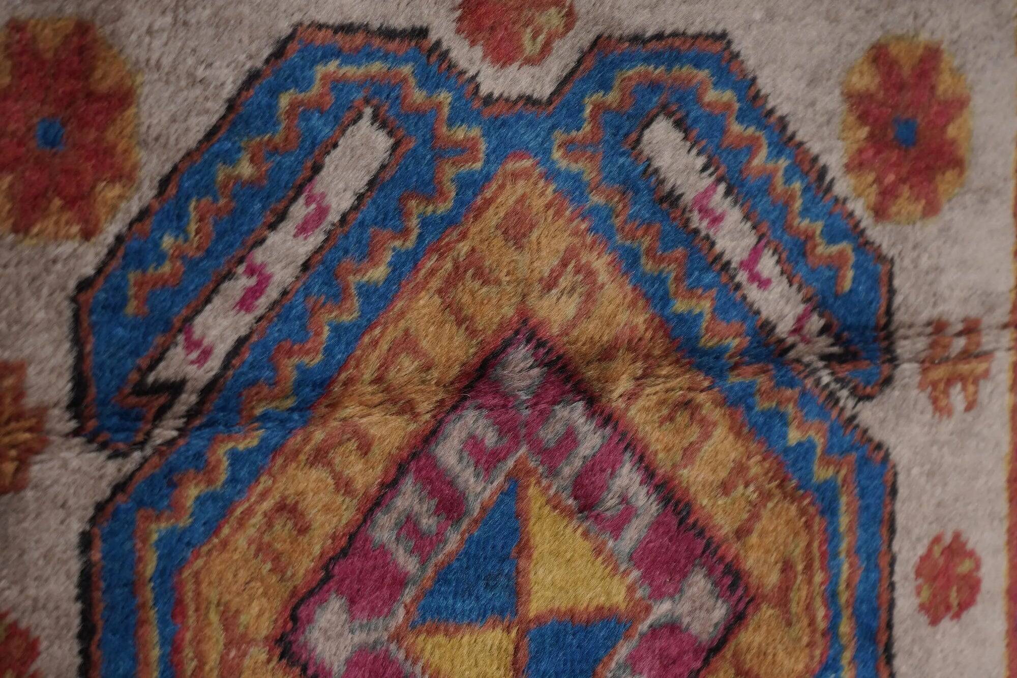 Vintage Turkish hallway rug 70x335 cm