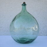 Dame jeanne bottled glass bubbled 15.5 litres