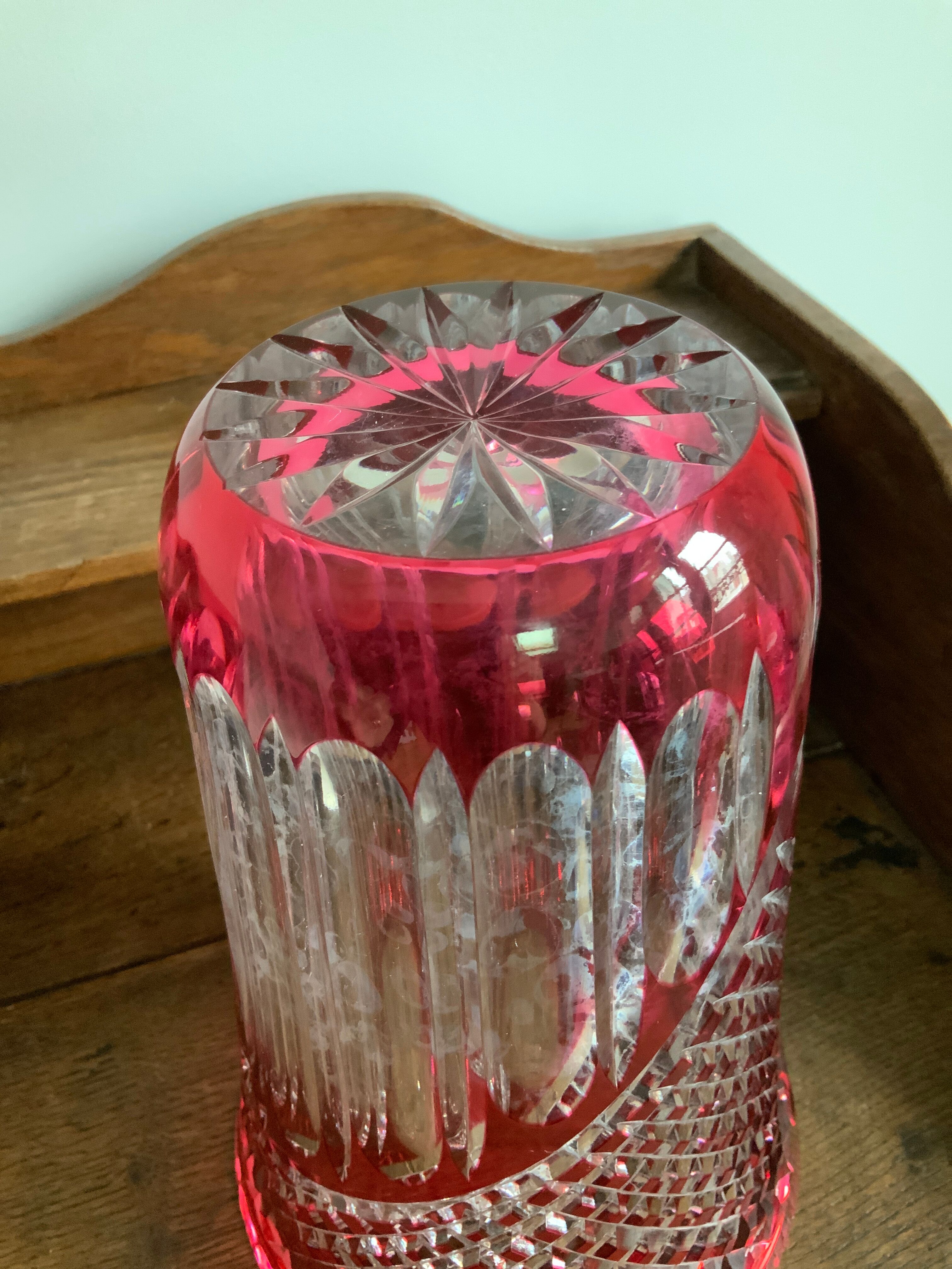 Lorraine crystal vase