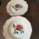 Sarreguemines earthenware plates