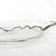 Plat Biedermeier, cristal transparent, République tchèque, 19e siècle