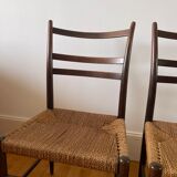 Pair of rope chairs "Gracell" by Yngve Ekstrom for Gemla, 1950s