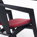 Hans J. Wegner black Butterfly lounge chair by Getama, 1970s