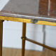 Brass marble coffee table 60s