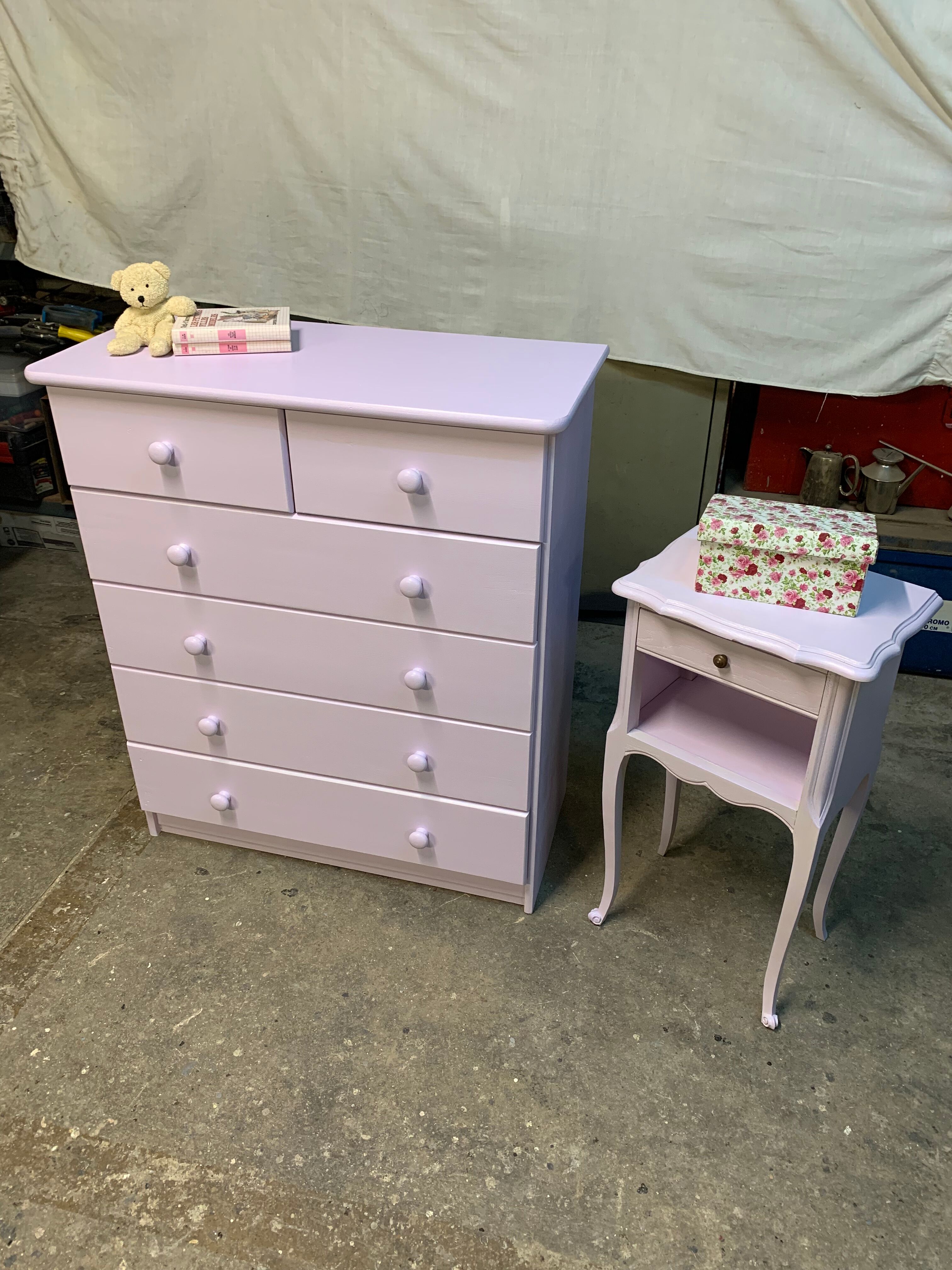 Commode et chevet chambre d’enfant