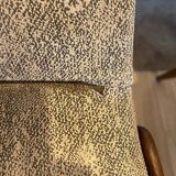 (Lot) 2 teak designer chairs (1950s)