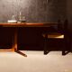 Table extensible danoise en bois de rose