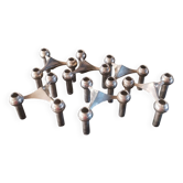 6 Nagel candle holders