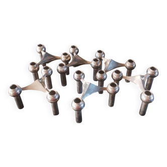 6 Nagel candle holders