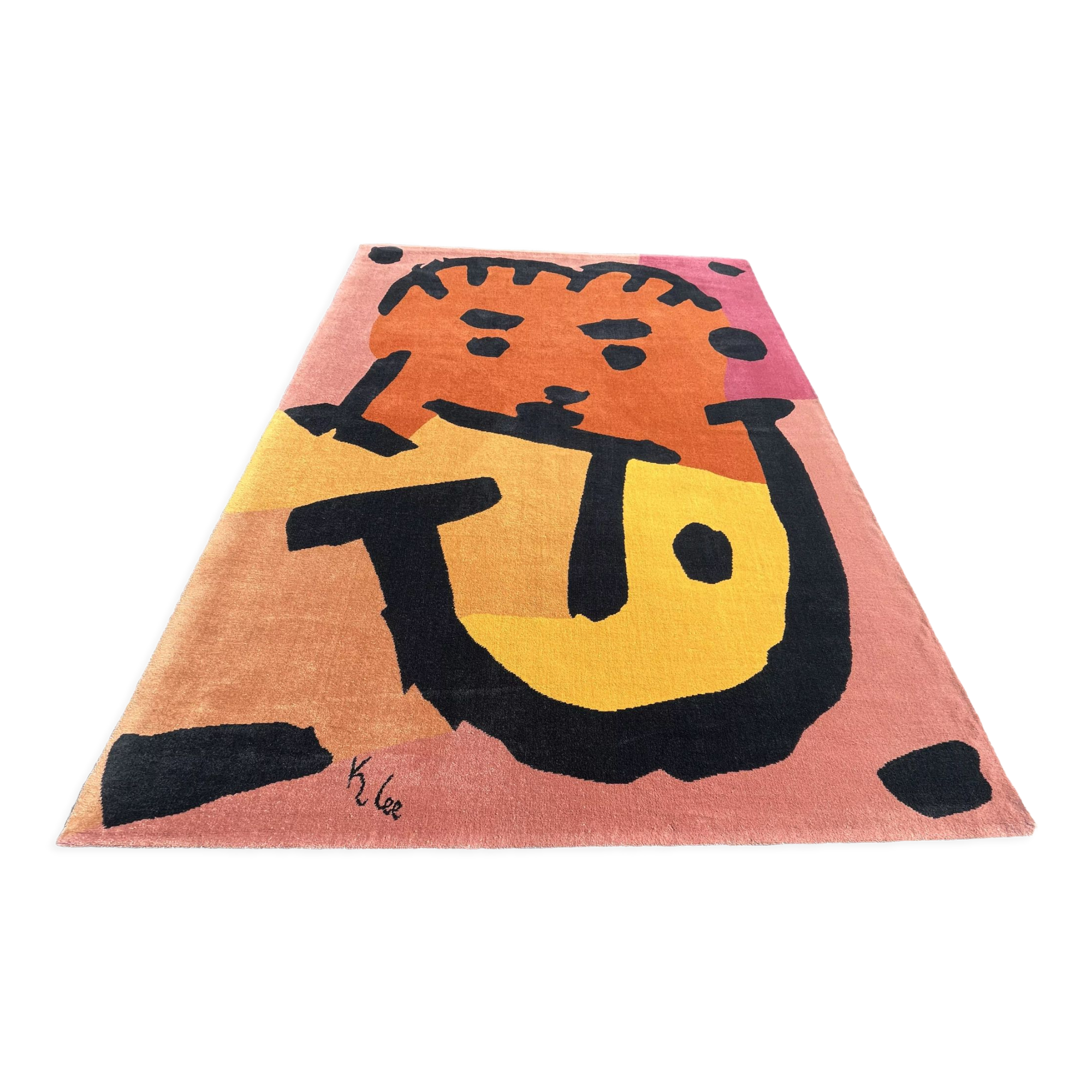 Contemporary Carpet after artist Paul Klee