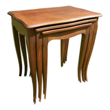 Three pull-out tables in Louis XV style
