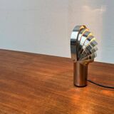 Vintage Swiss Visier table lamp from the space age by E. R. Nele for Temde, 1970s.