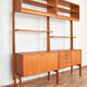 Bibliothèque en teck du milieu du siècle par Torbjørn Afdal pour Bruksbo, années 1950, ensemble de 2