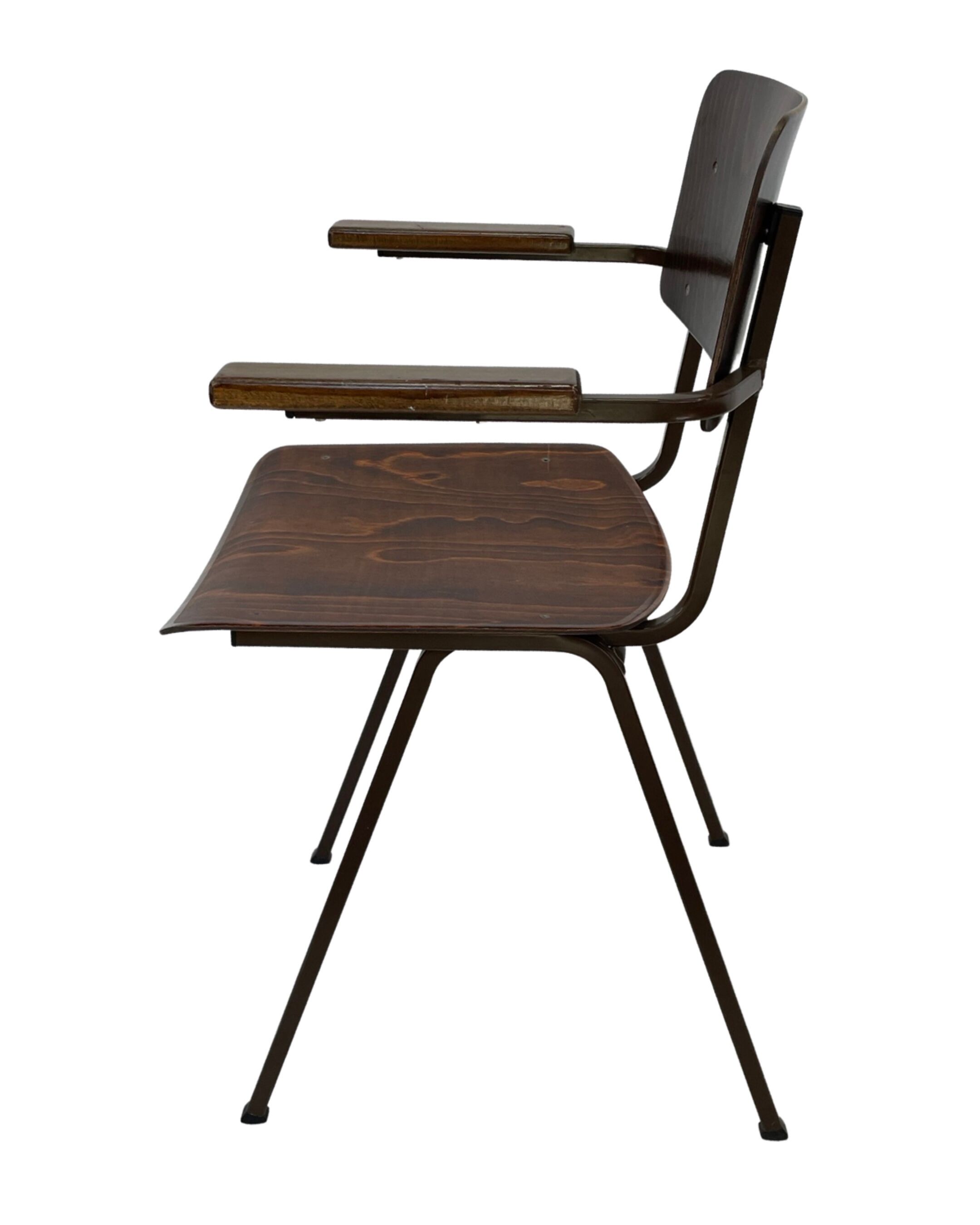 Chaises vintage school années 1960 Eromes