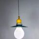 Metalarte XL "Bulb" ceiling pendant, white opaline glass, Spain, 1970s