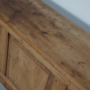 Vintage rustic German pine apothecary cabinet / shop counter, 1930s