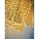Contemporary Modern Gold "Granigli" "Rondini" Murano Glass Wall sconces.Set