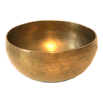 Golden brass cup