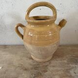 Gargoulette pot in glazed terracotta