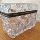 Nineteenth century cut crystal box box