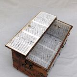 Vintage wood and metal chest