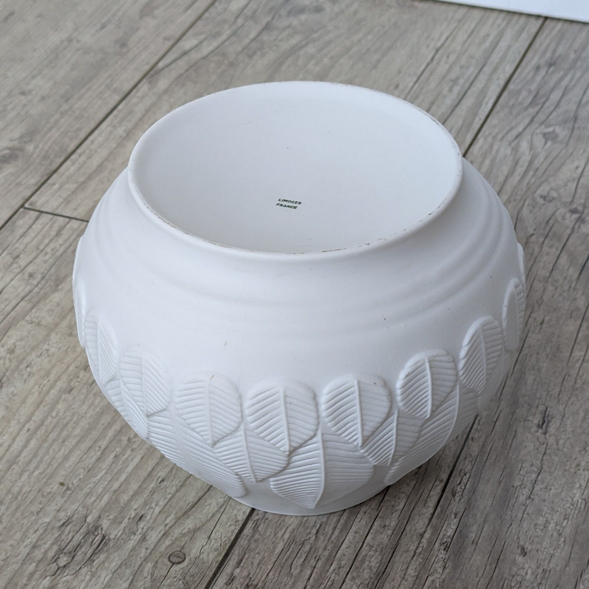 Limoges porcelain vase