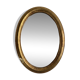 Antique oval gold mirror in Louis XVI style - beautiful patina.