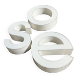 White plexi letters