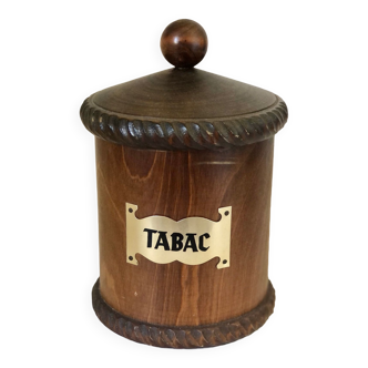 Boîte à tabac en bois