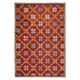 1970s Vintage Turkish Hand-Knotted Wool Cotton Red Area Rug 188x277